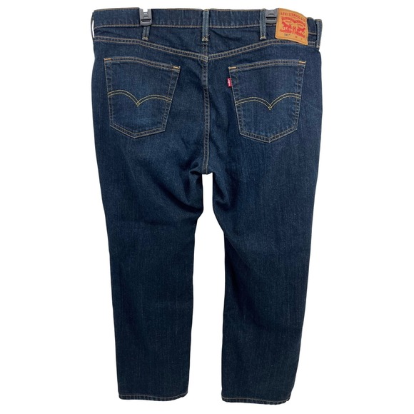 Levi's 541 Athletic Taper Jeans Dark Wash Blue Mens 44x30 - Picture 2 of 7